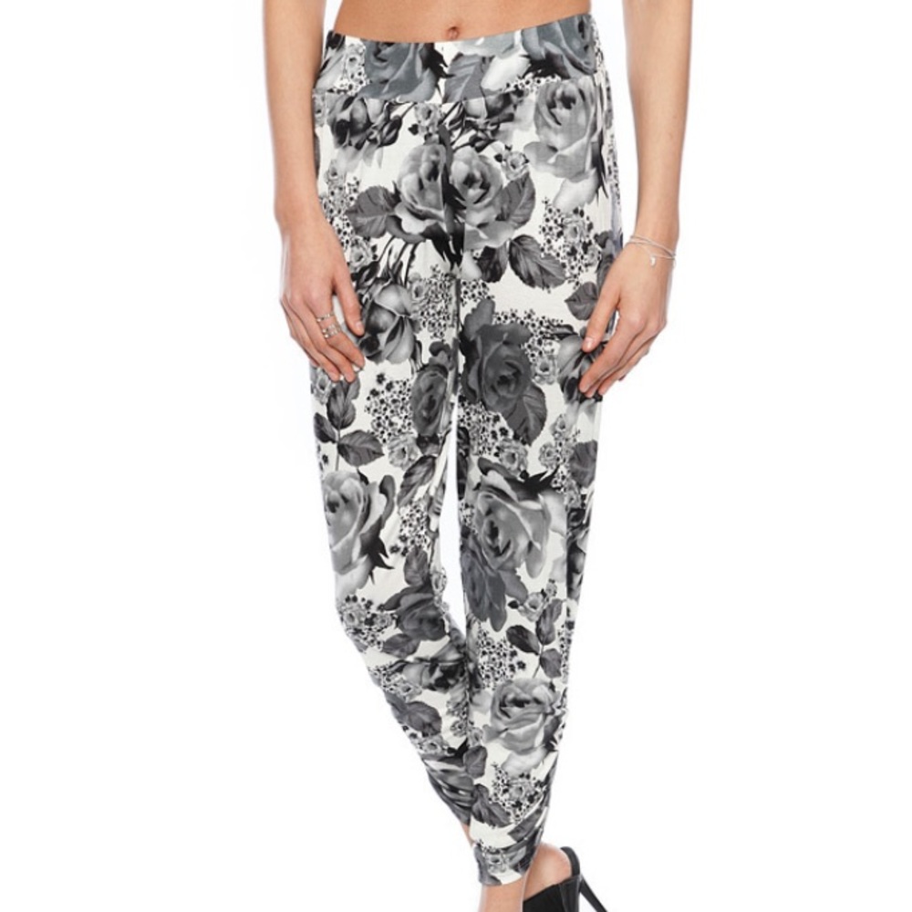 Michael Lauren Floral Track Pants